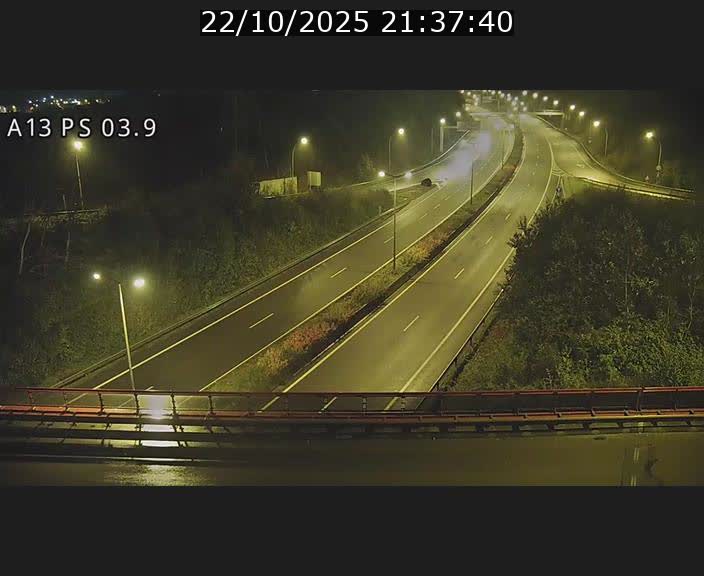Traffic live webcam Luxembourg Ehlerange - A13 direction Esch-sur-Alzette - BK 6.8