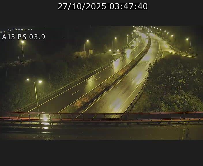 Traffic live webcam Luxembourg Ehlerange - A13 direction Esch-sur-Alzette - BK 6.8