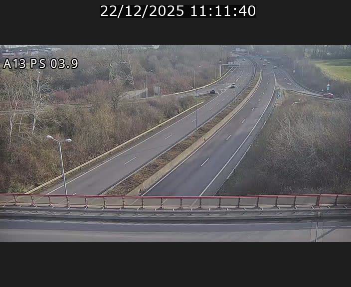 <h2>Traffic live webcam Luxembourg Differdange - A13 direction Esch-sur-Alzette - BK 3.9</h2>