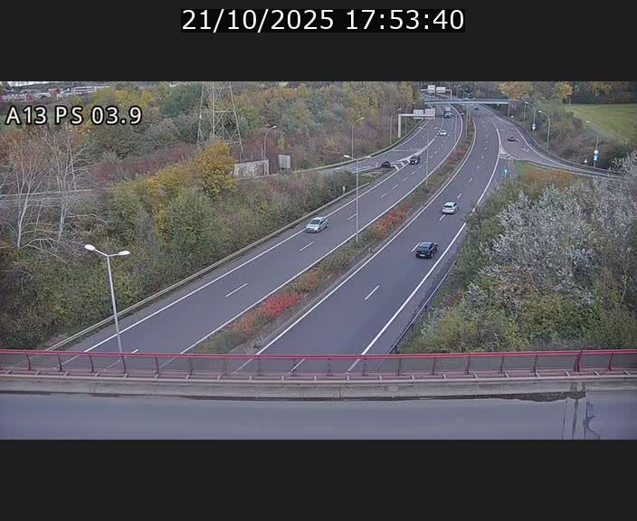 <h2>Traffic live webcam Luxembourg Differdange - A13 direction Esch-sur-Alzette - BK 3.9</h2>