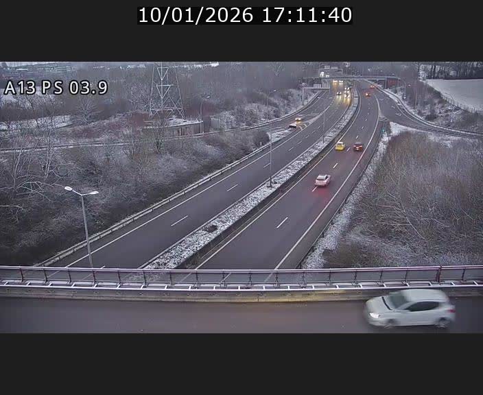 <h2>Traffic live webcam Luxembourg Differdange - A13 direction Esch-sur-Alzette - BK 3.9</h2>