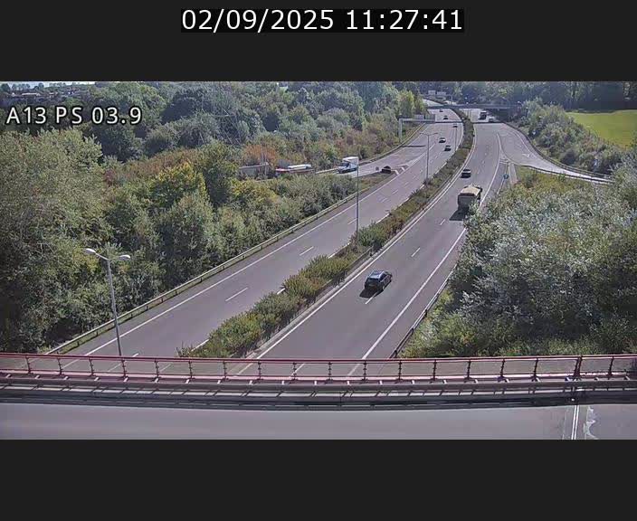 <h2>Traffic live webcam Luxembourg Differdange - A13 direction Esch-sur-Alzette - BK 3.9</h2>