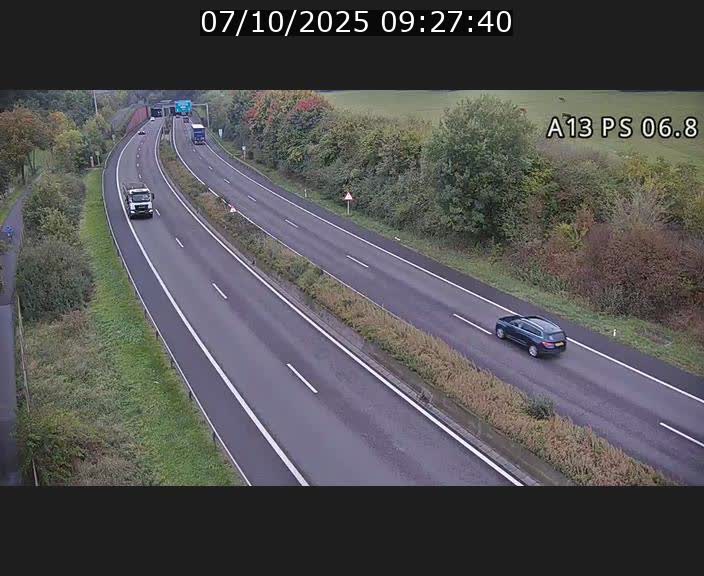 <h2>Traffic live webcam Luxembourg Ehlerange - A13 direction Esch-sur-Alzette - BK 6.8</h2>