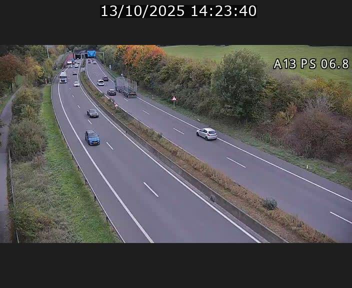 <h2>Traffic live webcam Luxembourg Ehlerange - A13 direction Esch-sur-Alzette - BK 6.8</h2>