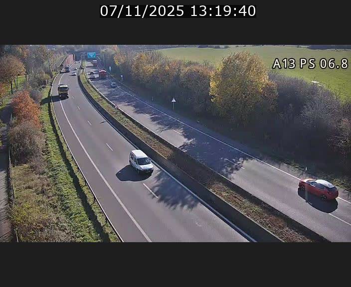 <h2>Traffic live webcam Luxembourg Ehlerange - A13 direction Esch-sur-Alzette - BK 6.8</h2>