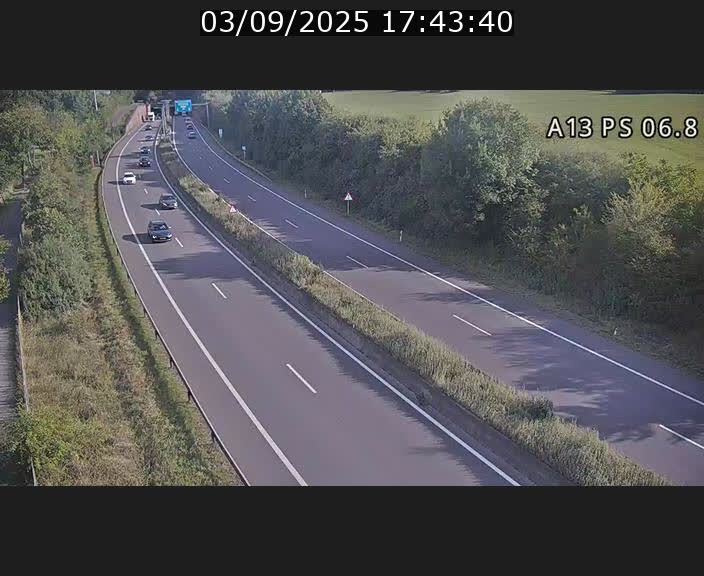 <h2>Traffic live webcam Luxembourg Ehlerange - A13 direction Esch-sur-Alzette - BK 6.8</h2>