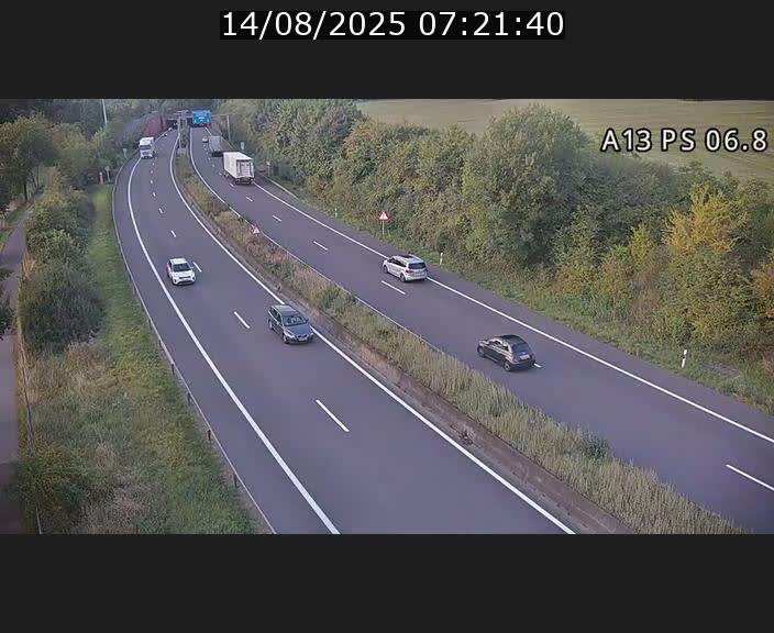 <h2>Traffic live webcam Luxembourg Ehlerange - A13 direction Esch-sur-Alzette - BK 6.8</h2>