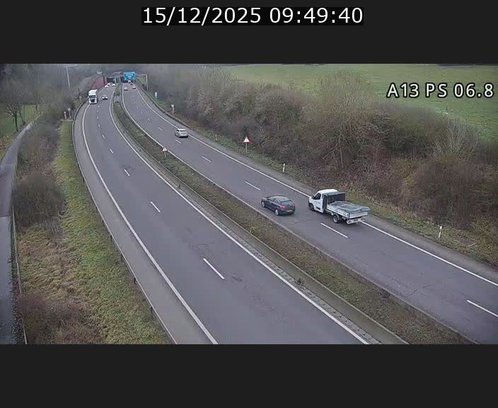 <h2>Traffic live webcam Luxembourg Ehlerange - A13 direction Esch-sur-Alzette - BK 6.8</h2>