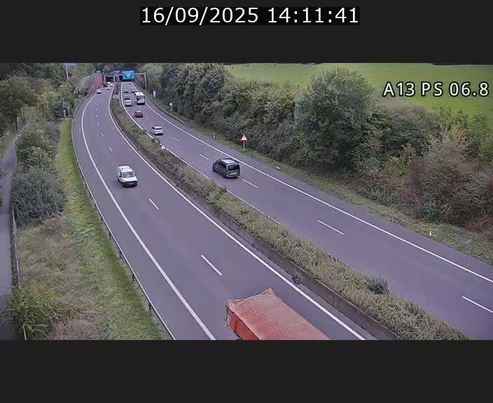 <h2>Traffic live webcam Luxembourg Ehlerange - A13 direction Esch-sur-Alzette - BK 6.8</h2>