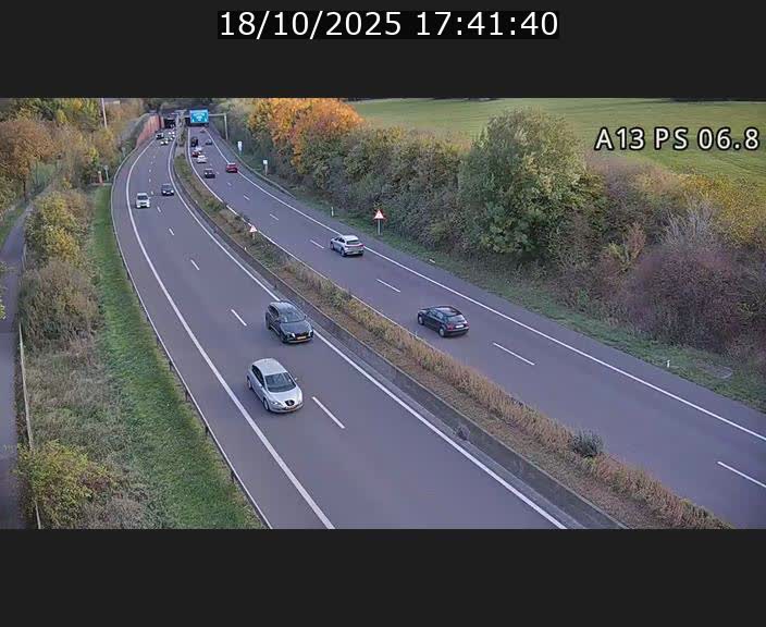 <h2>Traffic live webcam Luxembourg Ehlerange - A13 direction Esch-sur-Alzette - BK 6.8</h2>