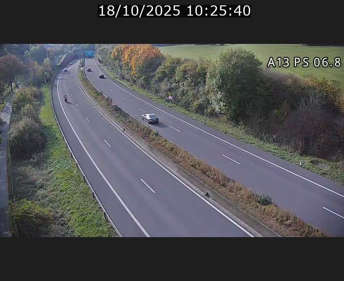 <h2>Traffic live webcam Luxembourg Ehlerange - A13 direction Esch-sur-Alzette - BK 6.8</h2>