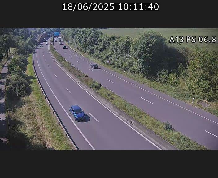 <h2>Traffic live webcam Luxembourg Ehlerange - A13 direction Esch-sur-Alzette - BK 6.8</h2>