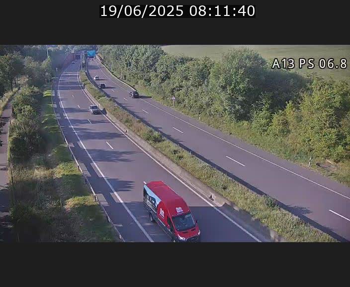 <h2>Traffic live webcam Luxembourg Ehlerange - A13 direction Esch-sur-Alzette - BK 6.8</h2>