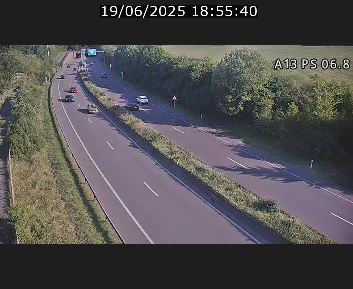 <h2>Traffic live webcam Luxembourg Ehlerange - A13 direction Esch-sur-Alzette - BK 6.8</h2>