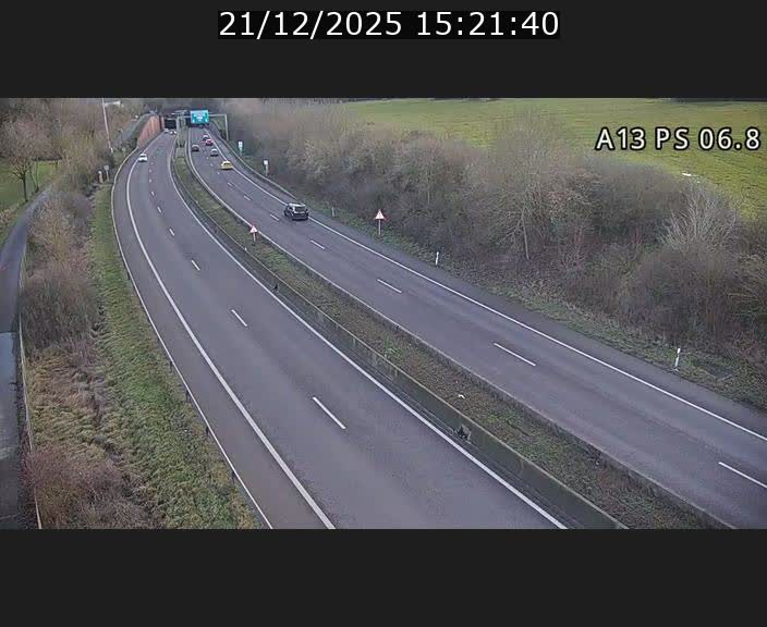 <h2>Traffic live webcam Luxembourg Ehlerange - A13 direction Esch-sur-Alzette - BK 6.8</h2>