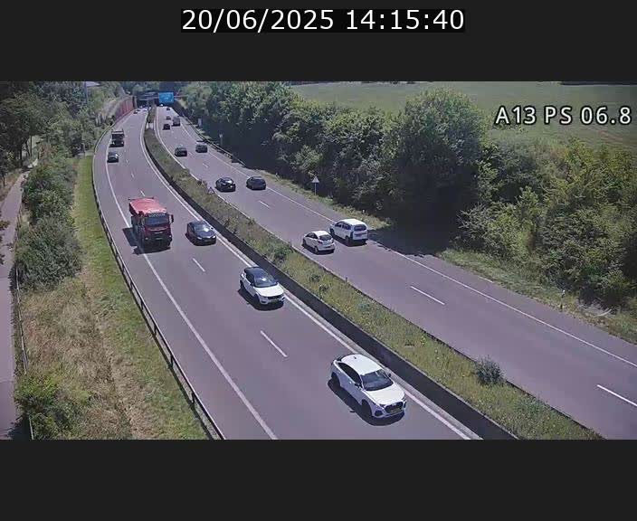 <h2>Traffic live webcam Luxembourg Ehlerange - A13 direction Esch-sur-Alzette - BK 6.8</h2>