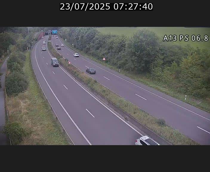 <h2>Traffic live webcam Luxembourg Ehlerange - A13 direction Esch-sur-Alzette - BK 6.8</h2>