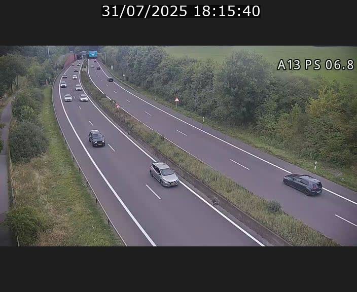 <h2>Traffic live webcam Luxembourg Ehlerange - A13 direction Esch-sur-Alzette - BK 6.8</h2>