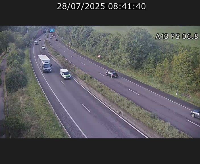 <h2>Traffic live webcam Luxembourg Ehlerange - A13 direction Esch-sur-Alzette - BK 6.8</h2>