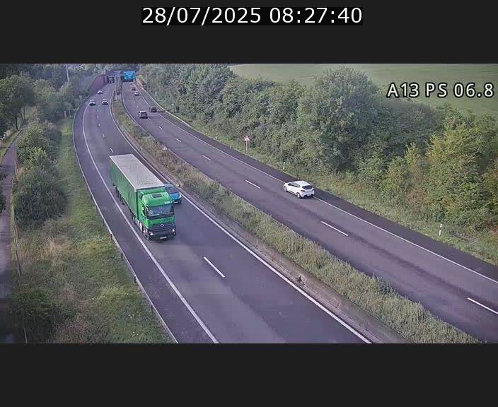 <h2>Traffic live webcam Luxembourg Ehlerange - A13 direction Esch-sur-Alzette - BK 6.8</h2>