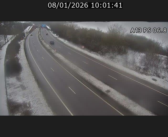 Traffic live webcam Luxembourg Ehlerange - A13 direction Esch-sur-Alzette - BK 6.8