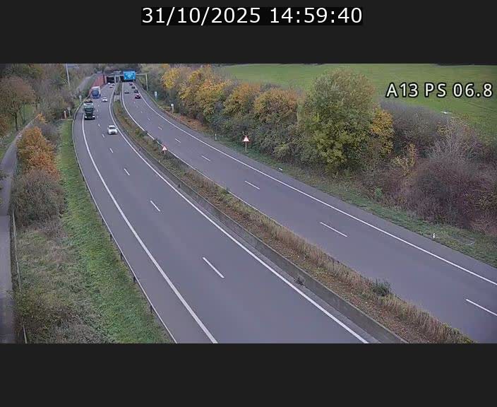 <h2>Traffic live webcam Luxembourg Ehlerange - A13 direction Esch-sur-Alzette - BK 6.8</h2>
