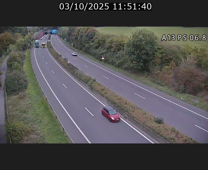 <h2>Traffic live webcam Luxembourg Ehlerange - A13 direction Esch-sur-Alzette - BK 6.8</h2>