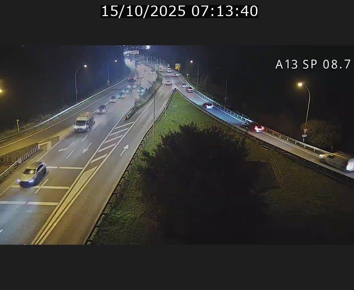 <h2>Traffic live webcam Luxembourg Jonction Lankelz - A13 direction Pétange - BK 8.7 </h2>
