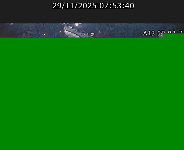 <h2>Traffic live webcam Luxembourg Jonction Lankelz - A13 direction Pétange - BK 8.7 </h2>