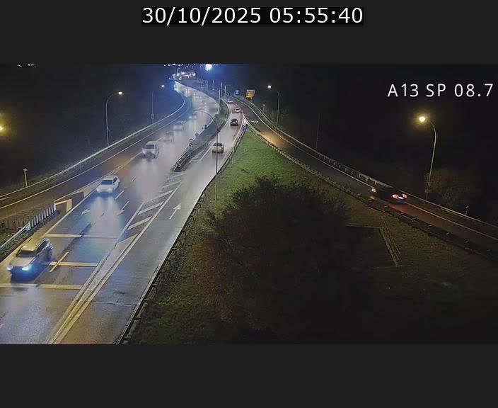 <h2>Traffic live webcam Luxembourg Jonction Lankelz - A13 direction Pétange - BK 8.7 </h2>