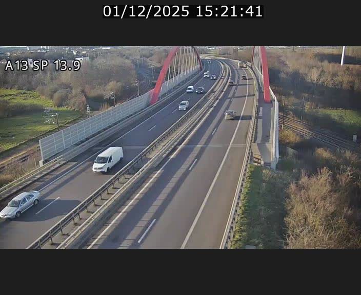 <h2>Traffic live webcam Luxembourg Kayl - A13 direction Esch-sur-Alzette/Luxembourg-ville - BK 13.9</h2>