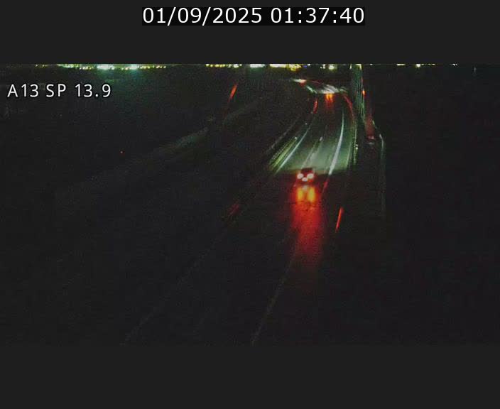 Traffic live webcam Luxembourg Kayl - A13 direction Esch-sur-Alzette/Luxembourg-ville - BK 13.9