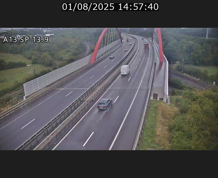 <h2>Traffic live webcam Luxembourg Kayl - A13 direction Esch-sur-Alzette/Luxembourg-ville - BK 13.9</h2>