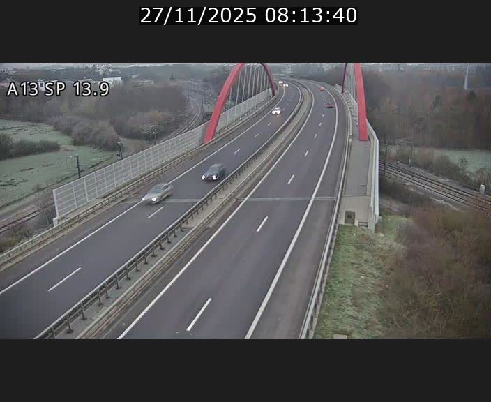 <h2>Traffic live webcam Luxembourg Kayl - A13 direction Esch-sur-Alzette/Luxembourg-ville - BK 13.9</h2>