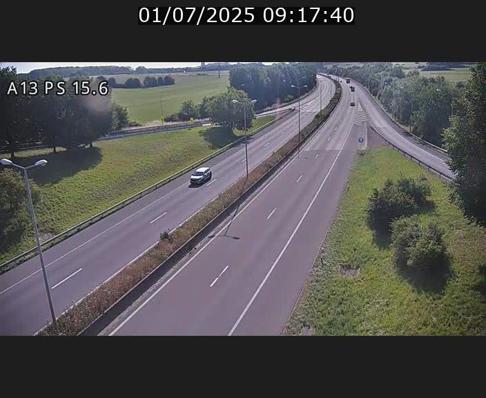 <h2>Traffic live webcam Luxembourg Kayl - A13 direction Dudelange - BK 15.6</h2>