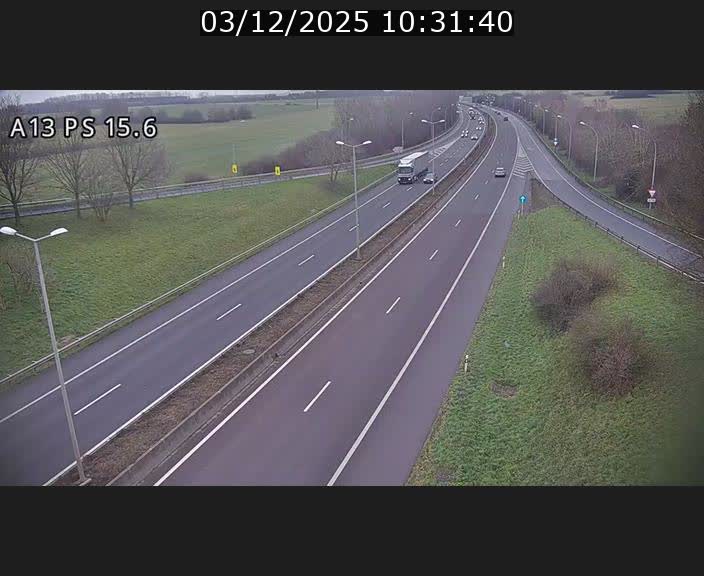 <h2>Traffic live webcam Luxembourg Kayl - A13 direction Dudelange - BK 15.6</h2>