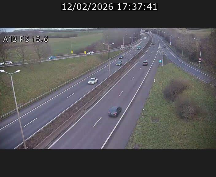<h2>Traffic live webcam Luxembourg Kayl - A13 direction Dudelange - BK 15.6</h2>