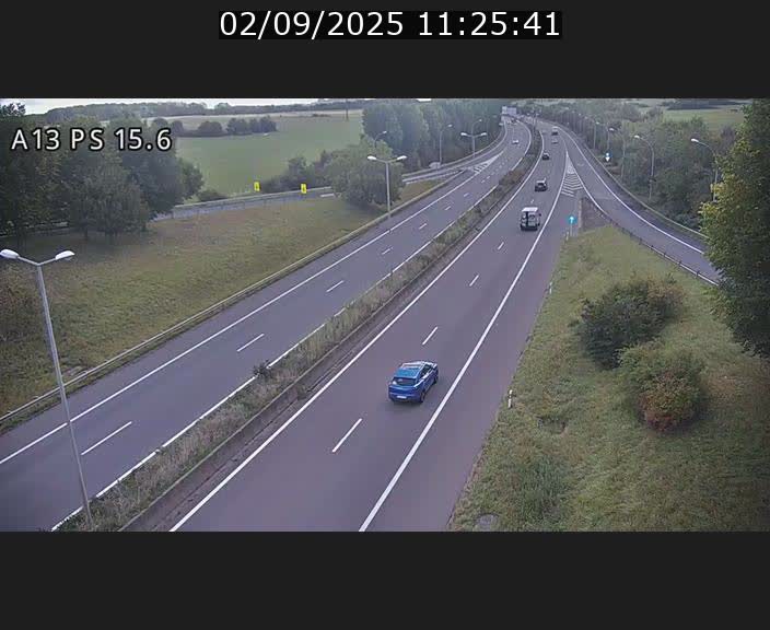 <h2>Traffic live webcam Luxembourg Kayl - A13 direction Dudelange - BK 15.6</h2>