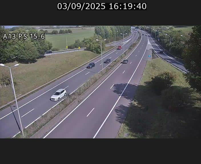<h2>Traffic live webcam Luxembourg Kayl - A13 direction Dudelange - BK 15.6</h2>