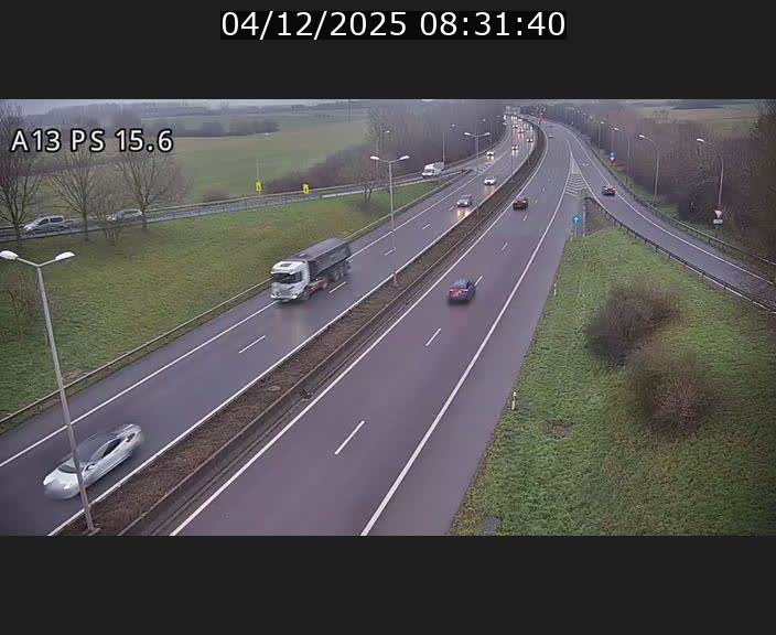 <h2>Traffic live webcam Luxembourg Kayl - A13 direction Dudelange - BK 15.6</h2>