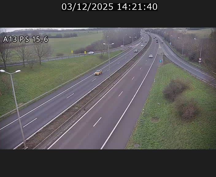 <h2>Traffic live webcam Luxembourg Kayl - A13 direction Dudelange - BK 15.6</h2>