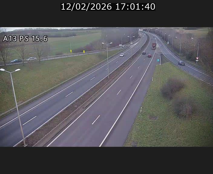 <h2>Traffic live webcam Luxembourg Kayl - A13 direction Dudelange - BK 15.6</h2>