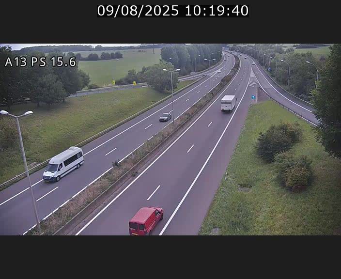 <h2>Traffic live webcam Luxembourg Kayl - A13 direction Dudelange - BK 15.6</h2>