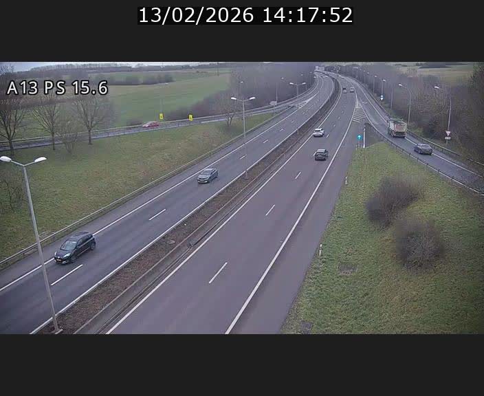 <h2>Traffic live webcam Luxembourg Kayl - A13 direction Dudelange - BK 15.6</h2>