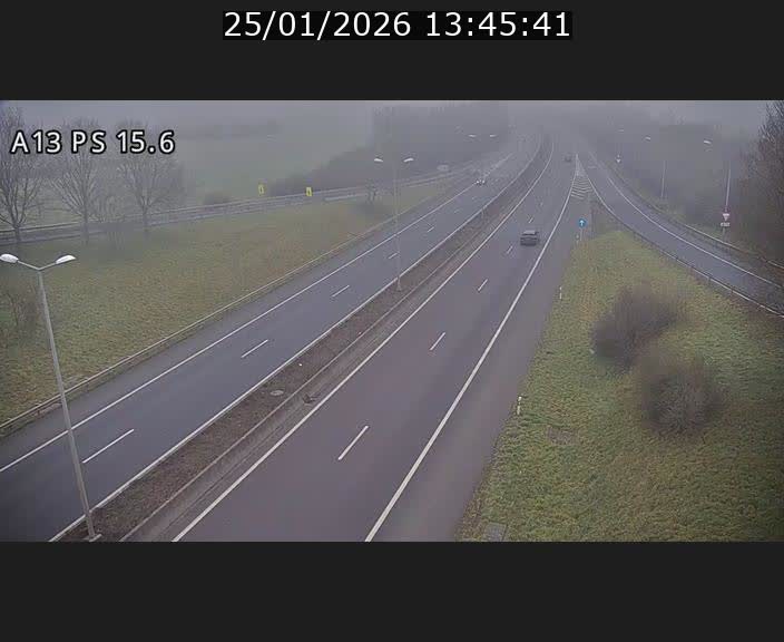 Traffic live webcam Luxembourg Kayl - A13 direction Dudelange - BK 15.6