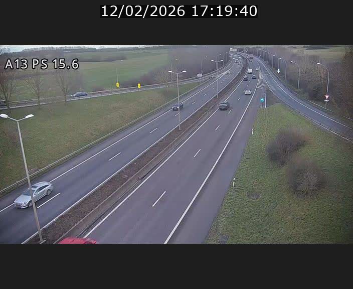 <h2>Traffic live webcam Luxembourg Kayl - A13 direction Dudelange - BK 15.6</h2>