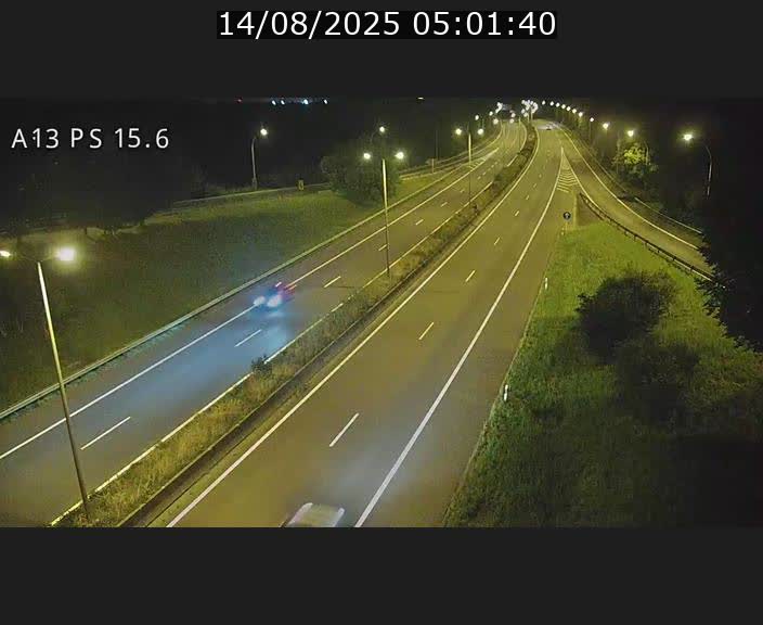 Traffic live webcam Luxembourg Kayl - A13 direction Dudelange - BK 15.6