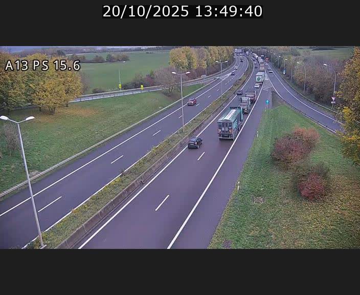 <h2>Traffic live webcam Luxembourg Kayl - A13 direction Dudelange - BK 15.6</h2>