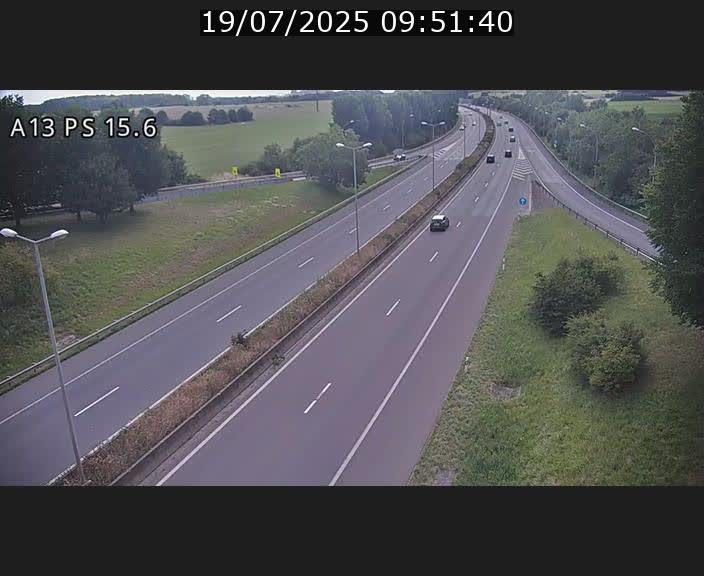 <h2>Traffic live webcam Luxembourg Kayl - A13 direction Dudelange - BK 15.6</h2>