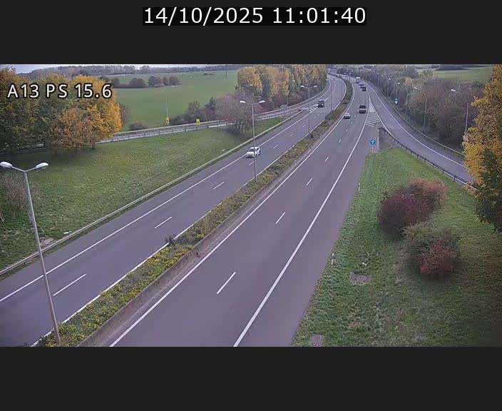 <h2>Traffic live webcam Luxembourg Kayl - A13 direction Dudelange - BK 15.6</h2>